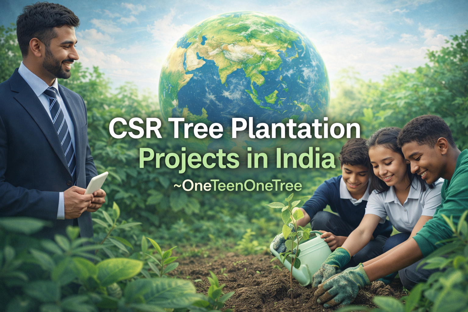Cover for CSR Tree Plantation Projects in India – Complete Corporate Guide